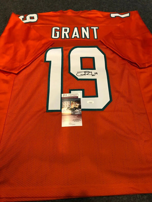 MVP Authentics Miami Dolphins Jakeem Grant Autographed Signed Jersey Jsa  Coa 98.10 sports jersey framing , jersey framing