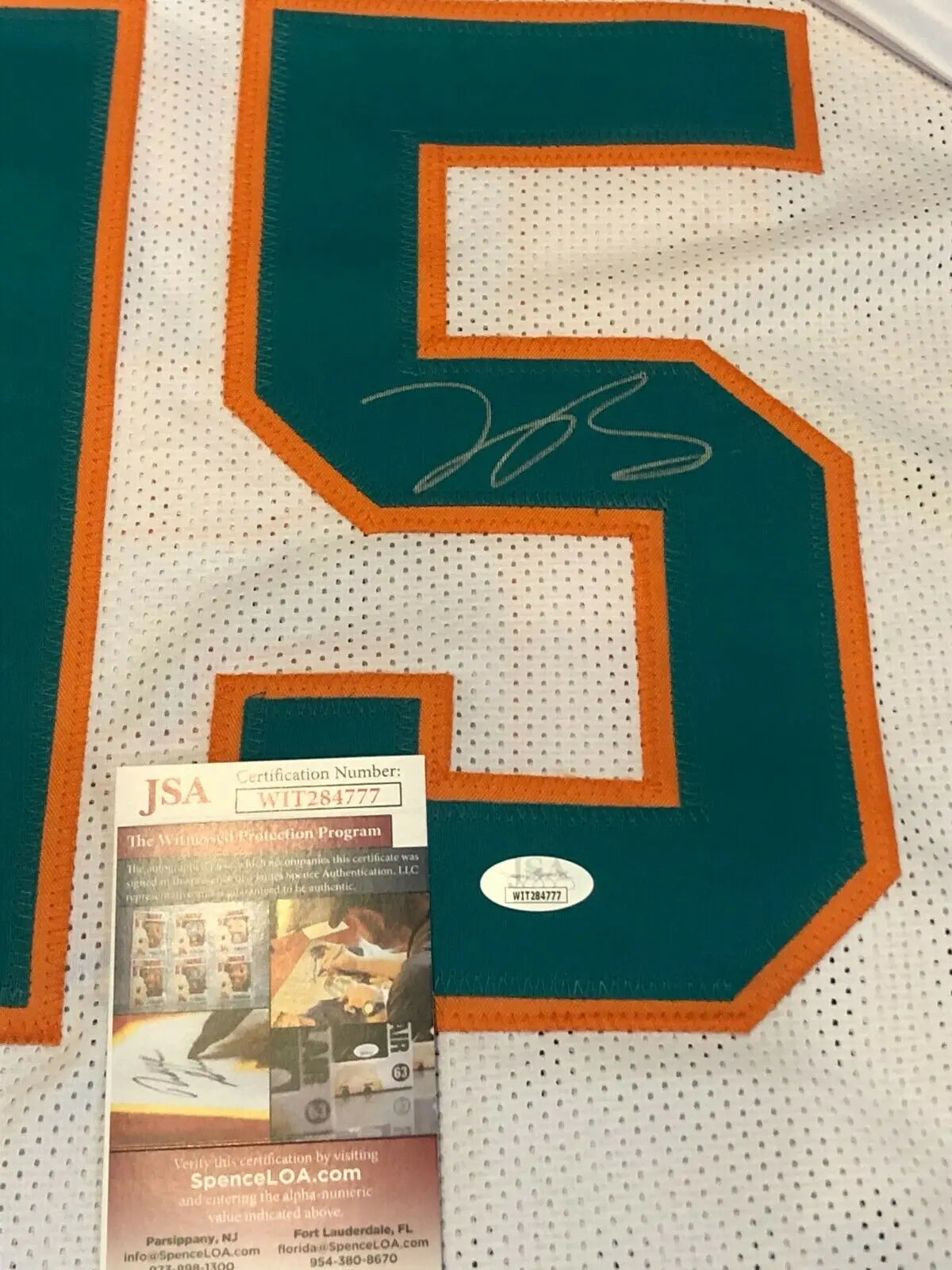 MVP Authentics Miami Dolphins Lynn Bowden Jr. Autographed Signed Jersey Jsa  Coa 125.10 sports jersey framing , jersey framing