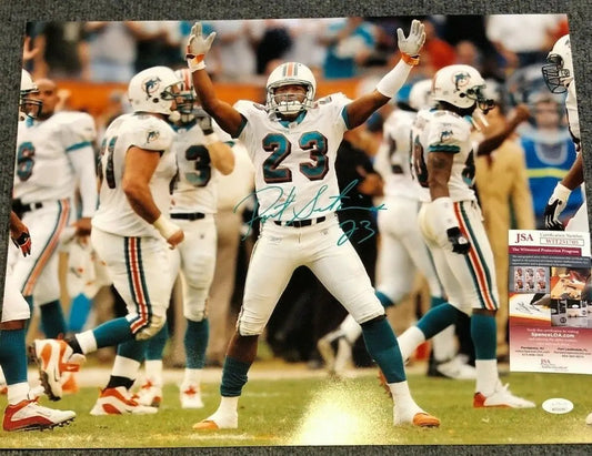 MVP Authentics Miami Dolphins Patrick Surtain Autographed Signed 16X20 Photo Jsa Coa 80.10 sports jersey framing , jersey framing