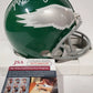 MVP Authentics Mike Quick Autographed Signed Philadelphia Eagles Throwback Mini Helmet Jsa Coa 80.10 sports jersey framing , jersey framing