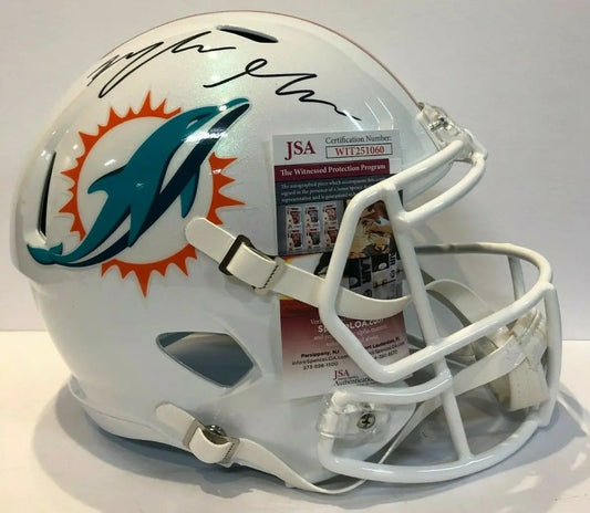 MVP Authentics Myles Gaskin Signed Miami Dolphins Full Size Speed Replica Helmet Jsa Coa 215.10 sports jersey framing , jersey framing