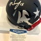 MVP Authentics N'keal Harry Signed New England Patriots Amp Mini Helmet Beckett Coa 116.10 sports jersey framing , jersey framing