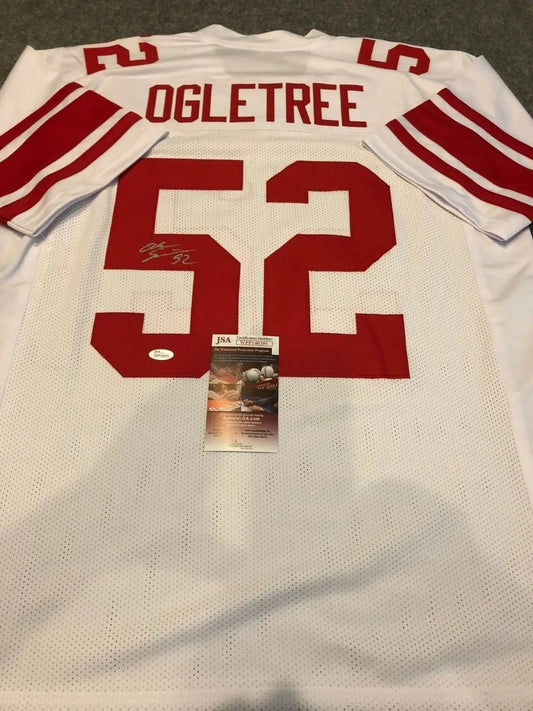 MVP Authentics N.Y. Giants Alec Ogletree Autographed Signed Jersey Jsa Coa 53.10 sports jersey framing , jersey framing