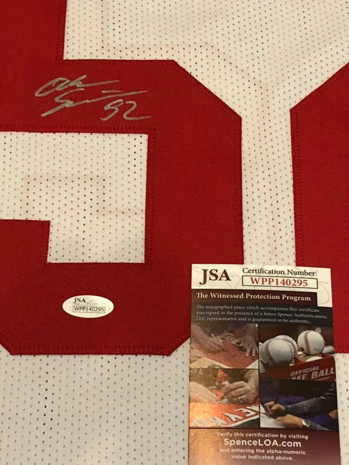 MVP Authentics N.Y. Giants Alec Ogletree Autographed Signed Jersey Jsa Coa 53.10 sports jersey framing , jersey framing