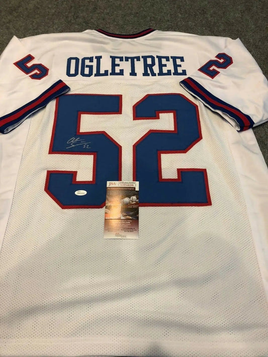 MVP Authentics N.Y. Giants Alec Ogletree Autographed Signed Jersey Jsa Coa 53.10 sports jersey framing , jersey framing