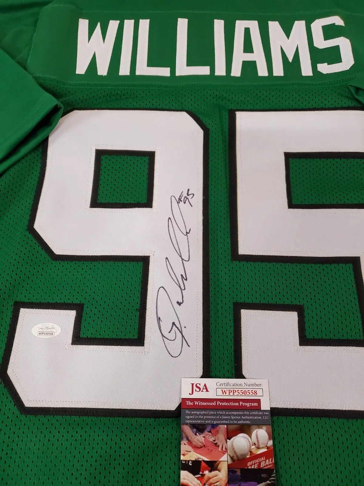 MVP Authentics N.Y. Jets Quinnen Williams Autographed Signed Jersey Jsa Coa 117 sports jersey framing , jersey framing