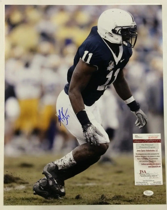 MVP Authentics Navorro Bowman Autographed Signed Penn State 16X20 Photo Jsa  Coa 90 sports jersey framing , jersey framing