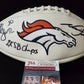 MVP Authentics Neil Smith & Rod Smith Signed Inscribed Denver Broncos Logo Football Jsa Coa 134.10 sports jersey framing , jersey framing