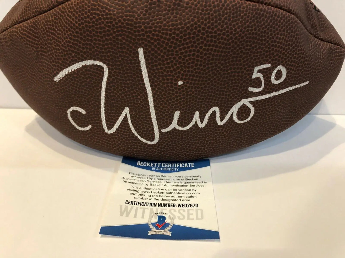 MVP Authentics New England Patriots Chase Winovich Autographed Signed Nfl Football Beckett Coa 134.10 sports jersey framing , jersey framing