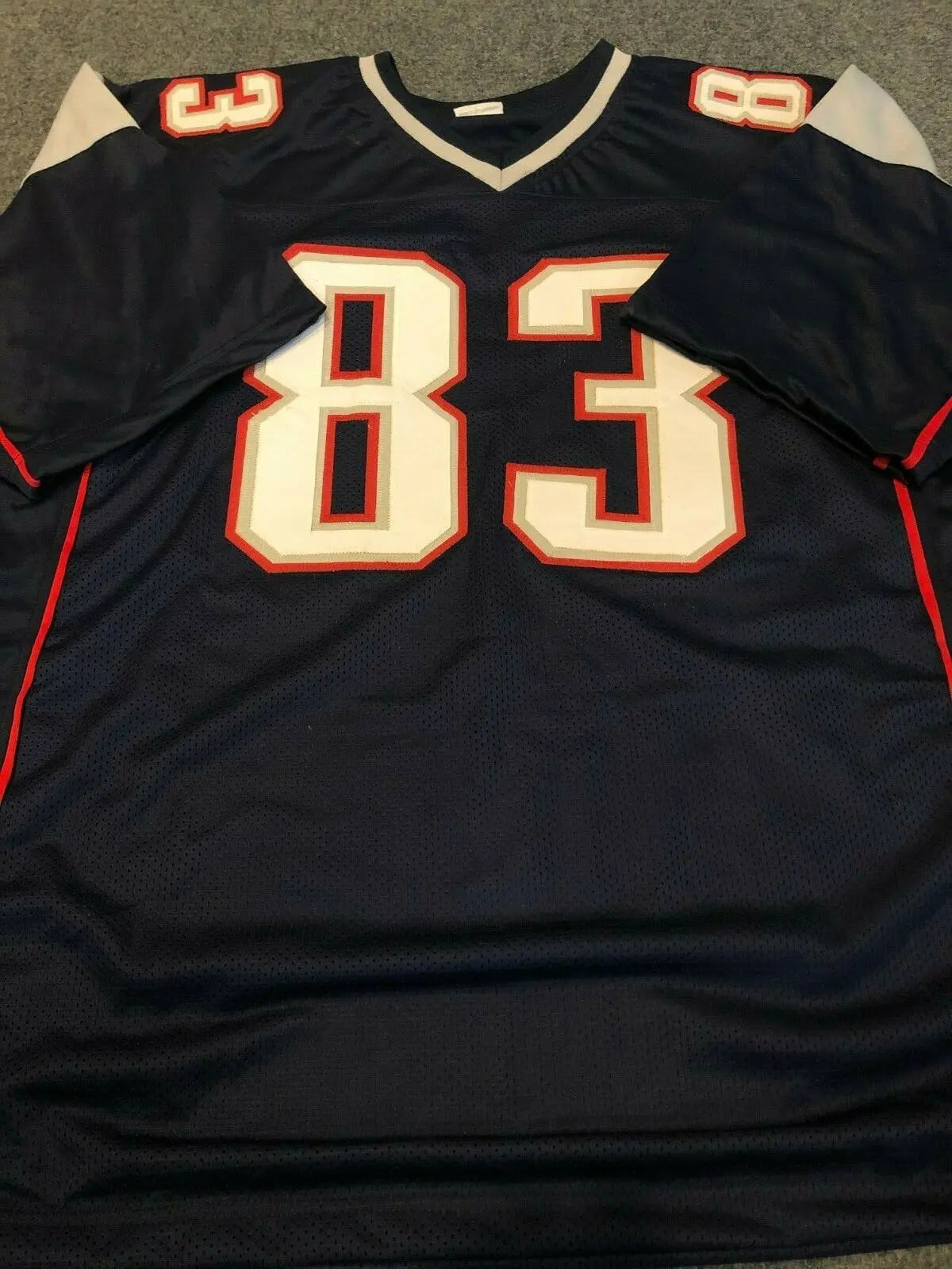 MVP Authentics New England Patriots Matt Lacosse Autographed Signed Jersey Jsa  Coa 107.10 sports jersey framing , jersey framing