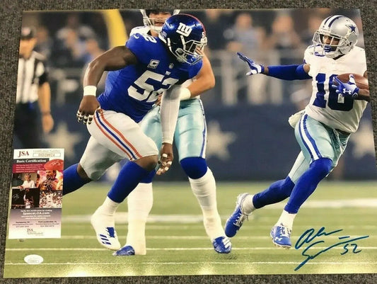 MVP Authentics New York Giants Alec Ogletree Autographed Signed 16X20 Photo Jsa  Coa 35.10 sports jersey framing , jersey framing