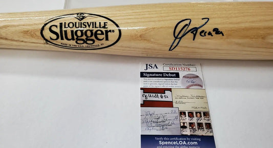 MVP Authentics New York Yankees Oswald Peraza Autographed Signed Baseball Bat Jsa Coa 153 sports jersey framing , jersey framing