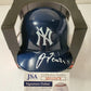 MVP Authentics New York Yankees Oswald Peraza Autographed Signed Mini Helmet Jsa Coa 90 sports jersey framing , jersey framing