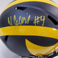 MVP Authentics Nico Collins Autographed Signed Michigan Wolverines Full Sz Helmet Beckett Holo 238.50 sports jersey framing , jersey framing