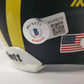 MVP Authentics Nico Collins Autographed Signed Michigan Wolverines Mini Helmet Beckett Coa 117 sports jersey framing , jersey framing