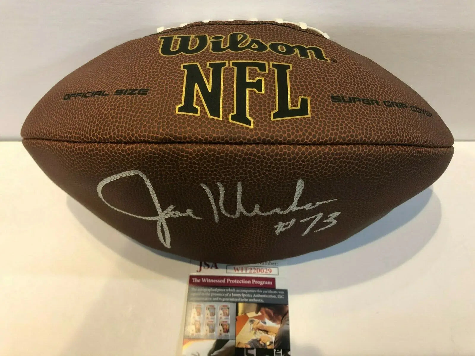 MVP Authentics Ny Jets Joe Klecko Autographed Signed Nfl Football Jsa Coa 89.10 sports jersey framing , jersey framing