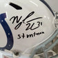 MVP Authentics Nyheim Hines Signed Indianapolis Colts Speed Rep Full Size Helmet Jsa Coa 224.10 sports jersey framing , jersey framing