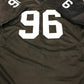 MVP Authentics Oakland Raiders Clelin Ferrell Autographed Signed Jersey Jsa Coa 134.10 sports jersey framing , jersey framing