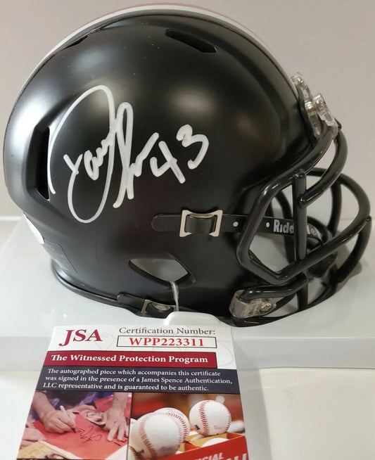 MVP Authentics Ohio State Buckeyes Darron Lee Autographed Signed Satin Mini Helmet Jsa Coa 117 sports jersey framing , jersey framing