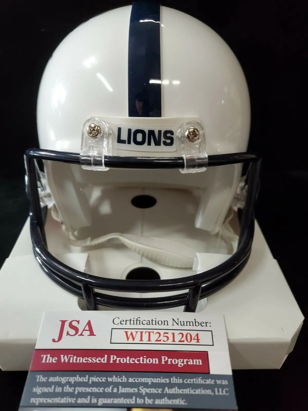 MVP Authentics Oj Mcduffie Autographed Signed Inscribed Penn State Mini Helmet Jsa Coa 89.10 sports jersey framing , jersey framing