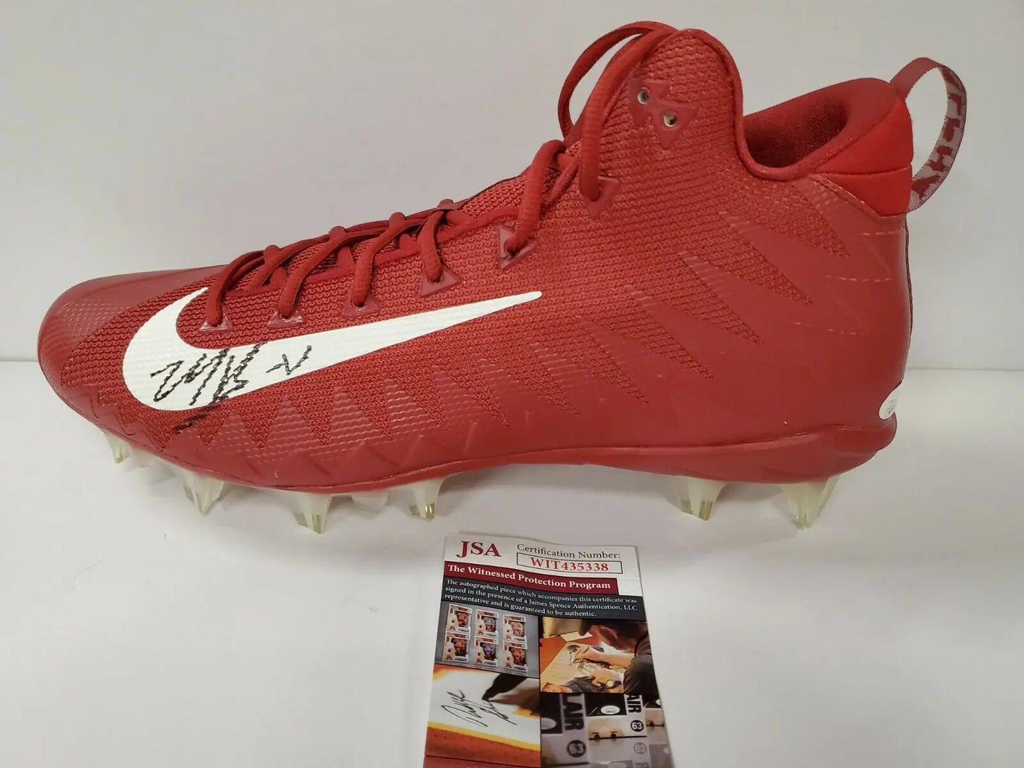 MVP Authentics Oklahoma Sooners Marquise Brown Autographed Signed Nike Cleat Jsa Coa 161.10 sports jersey framing , jersey framing