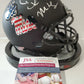 MVP Authentics Ole Miss Rebels Dk Metcalf Autographed Signed Custom Mini Helmet Jsa Coa 116.10 sports jersey framing , jersey framing