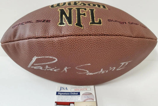 MVP Authentics Patrick Surtain Ii Denver Broncos Autographed Signed Nfl Football Jsa Coa 107.10 sports jersey framing , jersey framing