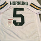 MVP Authentics Paul Hornung Autographed Signed G.B. Packers Jersey Jsa  Coa 116.10 sports jersey framing , jersey framing