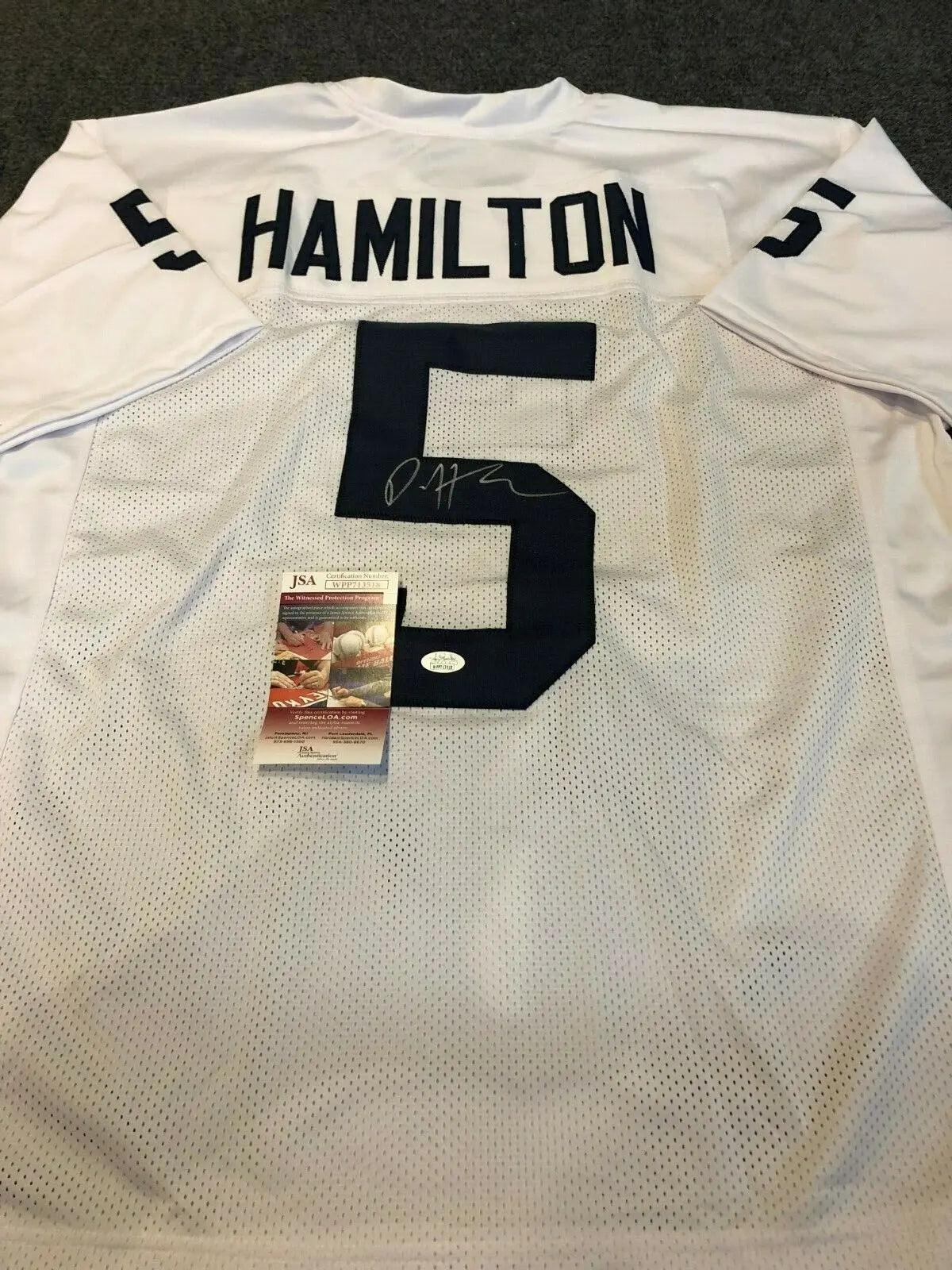 MVP Authentics Penn State Daesean Hamilton Autographed Signed Inscribed Jersey Jsa Coa 107.10 sports jersey framing , jersey framing