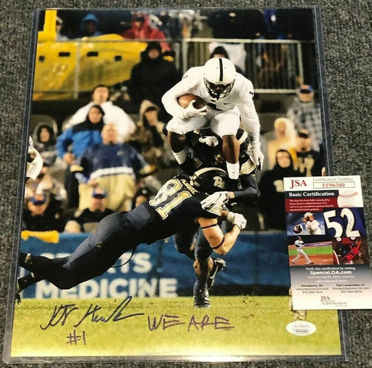 MVP Authentics Penn State Kj Hamler Autographed Signed Inscribed 11X14 Photo Jsa Coa 89.10 sports jersey framing , jersey framing