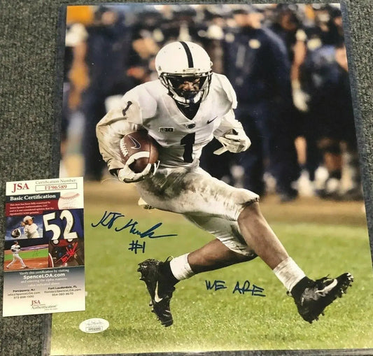 MVP Authentics Penn State Kj Hamler Autographed Signed Inscribed 11X14 Photo Jsa Coa 89.10 sports jersey framing , jersey framing