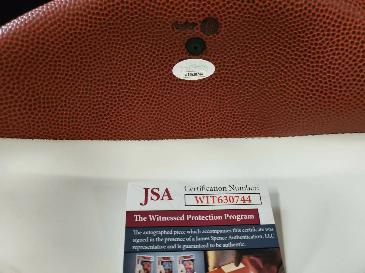 MVP Authentics Penn State Kj Hamler Autographed Signed Inscribed Logo Football Jsa  Coa 135 sports jersey framing , jersey framing