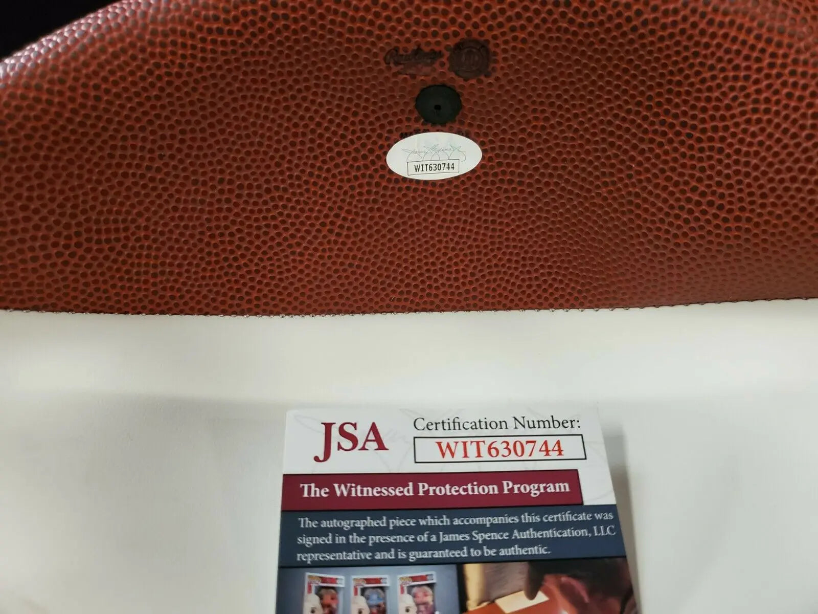 MVP Authentics Penn State Kj Hamler Autographed Signed Inscribed Logo Football Jsa  Coa 135 sports jersey framing , jersey framing