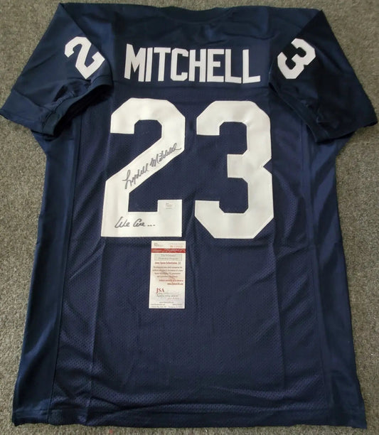 MVP Authentics Penn State Lydell Mitchell Autographed Signed Inscribed Jersey Jsa Coa 90 sports jersey framing , jersey framing