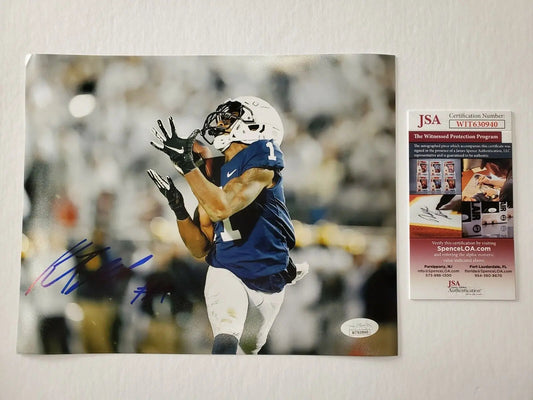 MVP Authentics Penn State Nittany Lions Kj Hamler Autographed Signed 8X10 Photo Jsa Coa 53.10 sports jersey framing , jersey framing