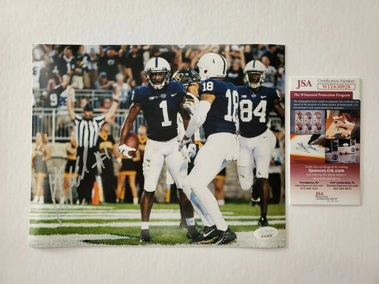 MVP Authentics Penn State Nittany Lions Kj Hamler Autographed Signed 8X10 Photo Jsa Coa 53.10 sports jersey framing , jersey framing