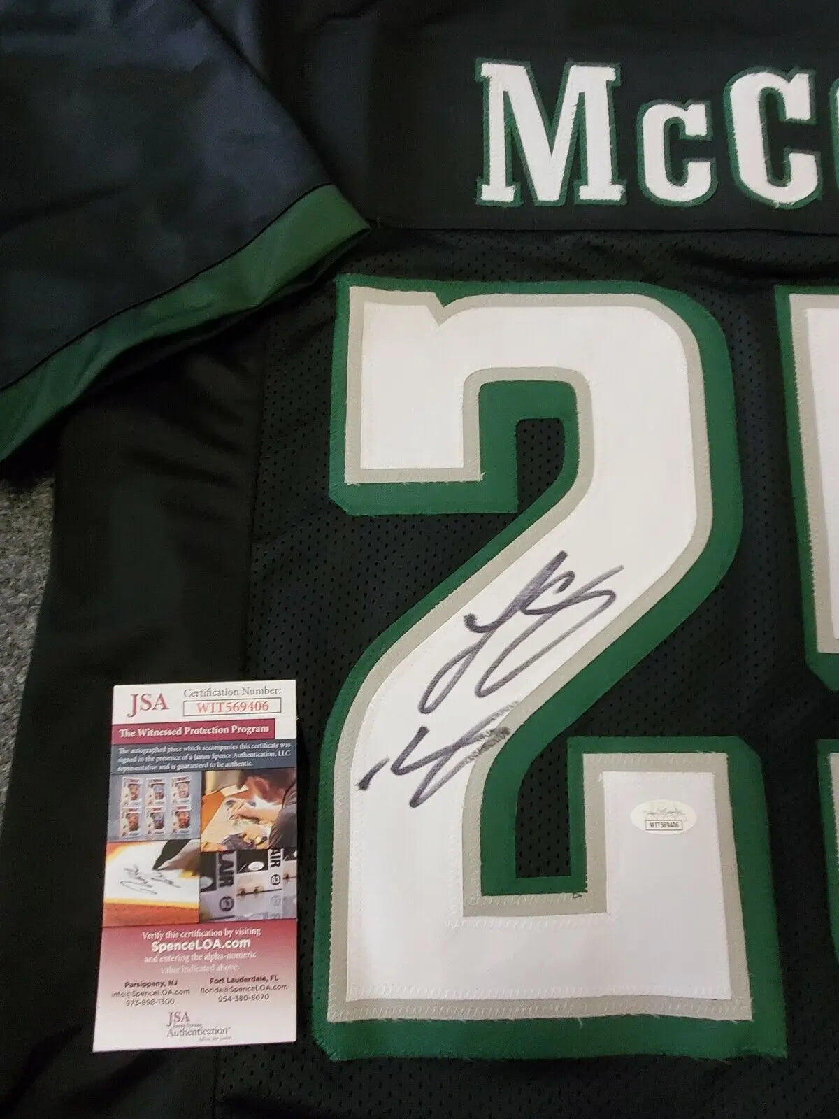 MVP Authentics Philadelphia Eagles Lesean Mccoy Autographed Signed Jersey Jsa  Coa 143.10 sports jersey framing , jersey framing