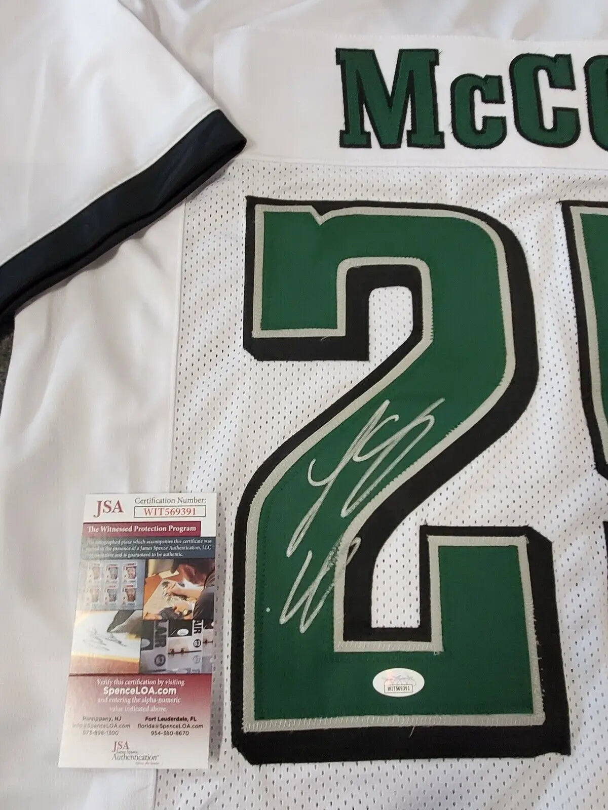 Philadelphia Eagles Lesean Mccoy Autographed Signed Jersey Jsa Coa – MVP  Authentics