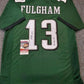 MVP Authentics Philadelphia Eagles Travis Fulgham Autographed Inscribed Jersey Jsa Coa 143.10 sports jersey framing , jersey framing