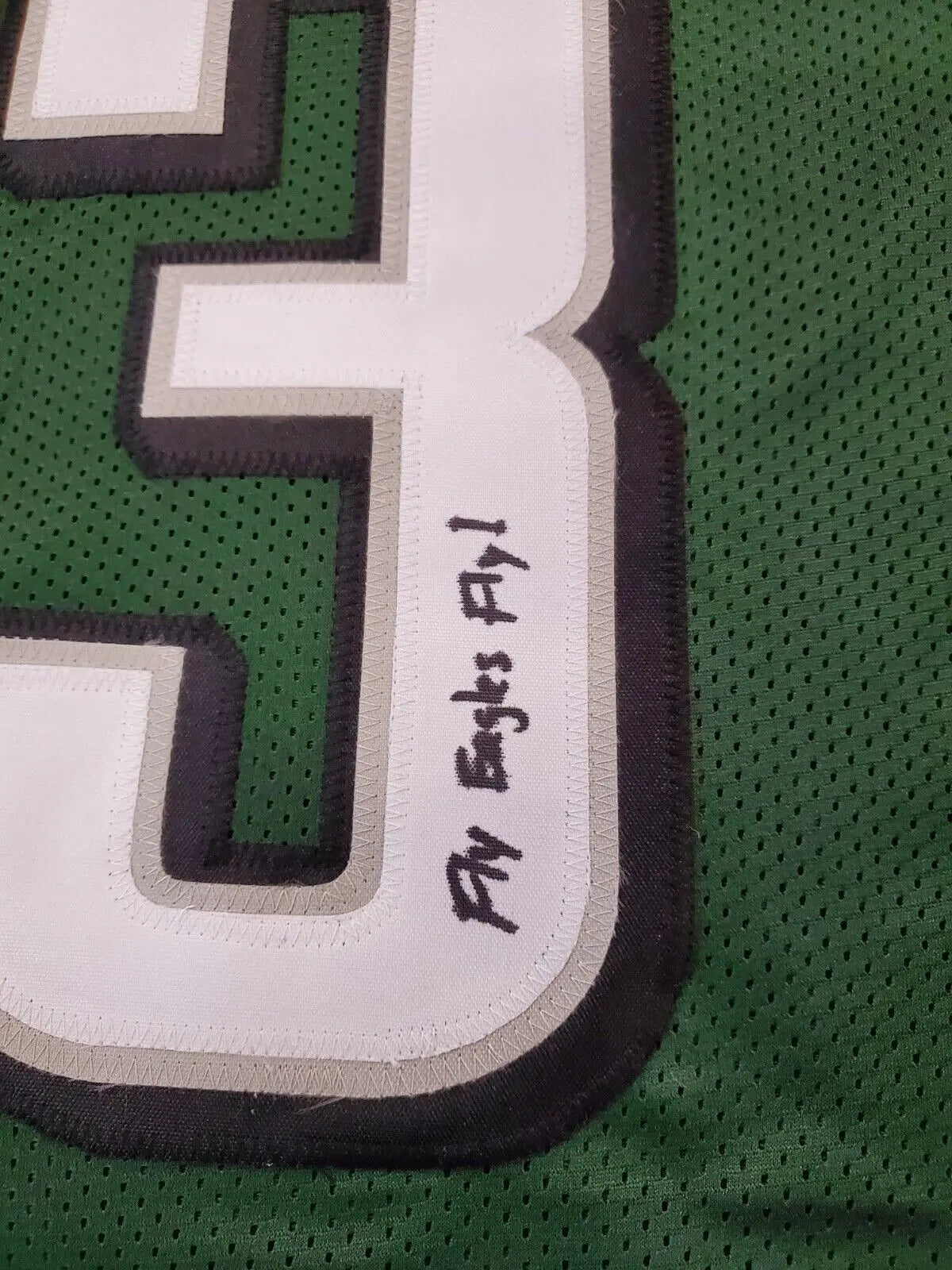 MVP Authentics Philadelphia Eagles Travis Fulgham Autographed Inscribed Jersey Jsa Coa 143.10 sports jersey framing , jersey framing