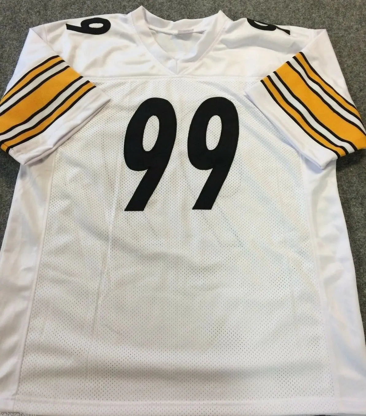MVP Authentics Pittsburgh Steelers Brett Keisel Autographed Signed Jersey Jsa  Coa 125.10 sports jersey framing , jersey framing