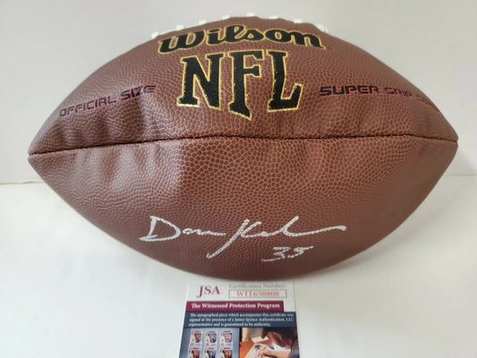 MVP Authentics Pittsburgh Steelers Dan Kreider Autographed Signed Football Jsa Coa 89.10 sports jersey framing , jersey framing