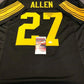MVP Authentics Pittsburgh Steelers Marcus Allen Autographed Signed Jersey Jsa Coa 117 sports jersey framing , jersey framing