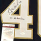MVP Authentics Reggie Brooks Autographed Signed Incscribed Notre Dame Jersey Jsa Coa 99 sports jersey framing , jersey framing