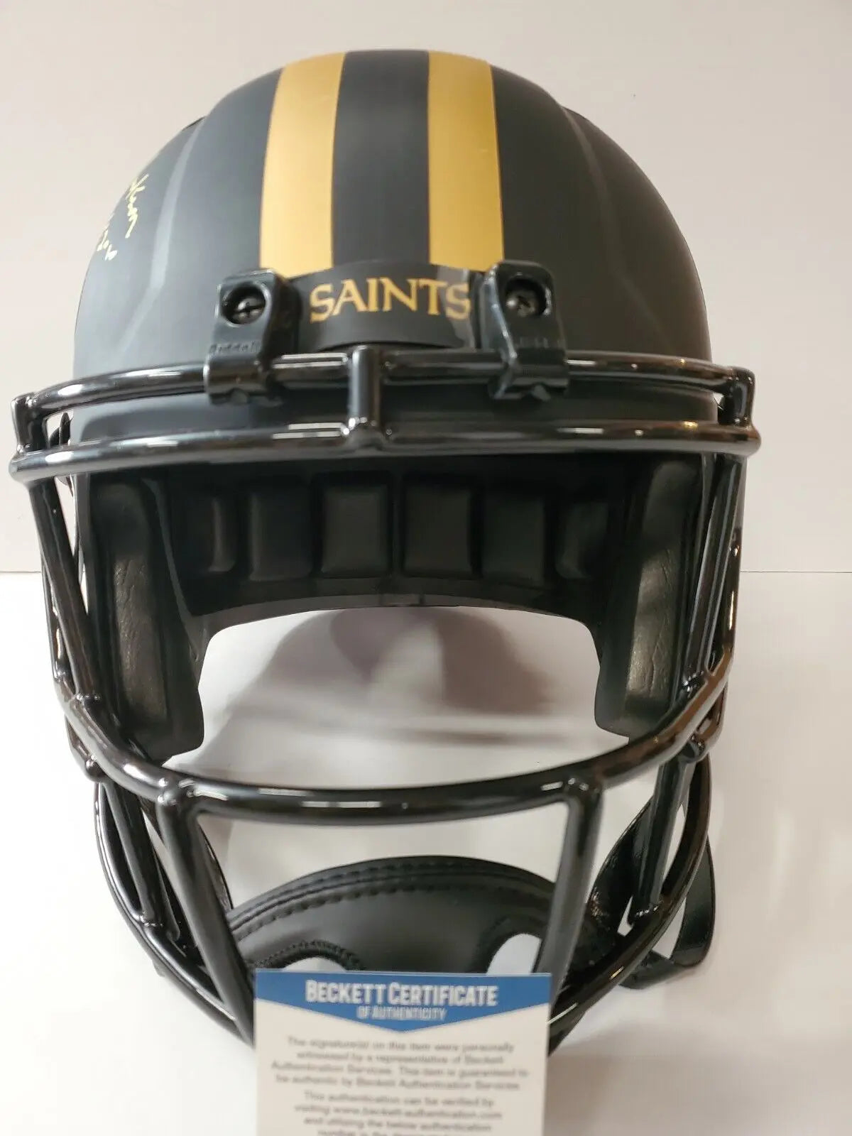 MVP Authentics Rickey Jackson Signed Saints Full Size Inscribed Hof Eclipse Rep Helmet Bas Coa 179.10 sports jersey framing , jersey framing