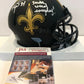 MVP Authentics Ricky Williams Signed New Orleans Saints Smoke Weed Eclipse Mini Helmet Jsa Coa 125.10 sports jersey framing , jersey framing