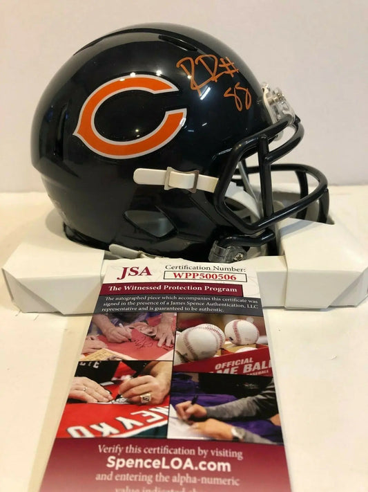 MVP Authentics Riley Ridley Autographed Signed Chicago Bears Mini Helmet Jsa Coa 81 sports jersey framing , jersey framing