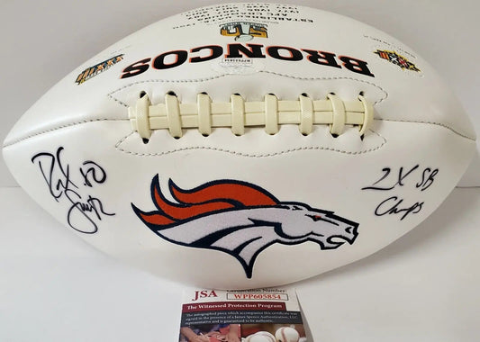 MVP Authentics Rod Smith Autographed Signed Inscribed Denver Broncos Logo Football Jsa Coa 98.99 sports jersey framing , jersey framing
