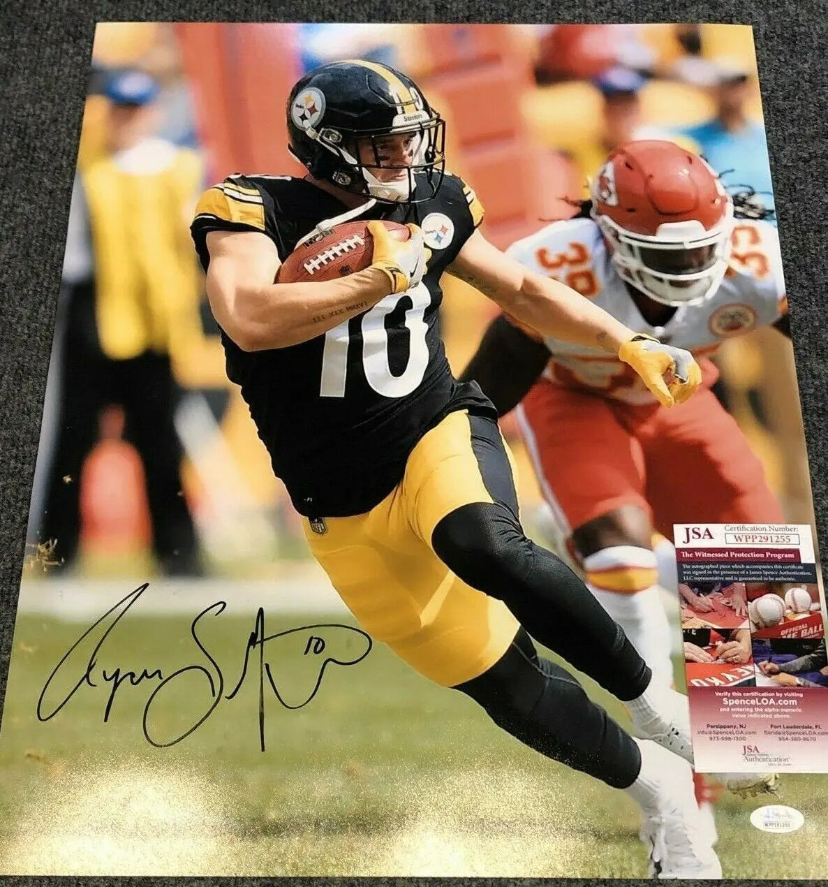 MVP Authentics Ryan Switzer Autographed Signed Pittsburgh Steelers 16X20 Photo Jsa  Coa 80.10 sports jersey framing , jersey framing