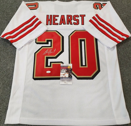 MVP Authentics S.F. 49Ers Garrison Hearst Autographed Signed Jersey Jsa Coa 107.10 sports jersey framing , jersey framing